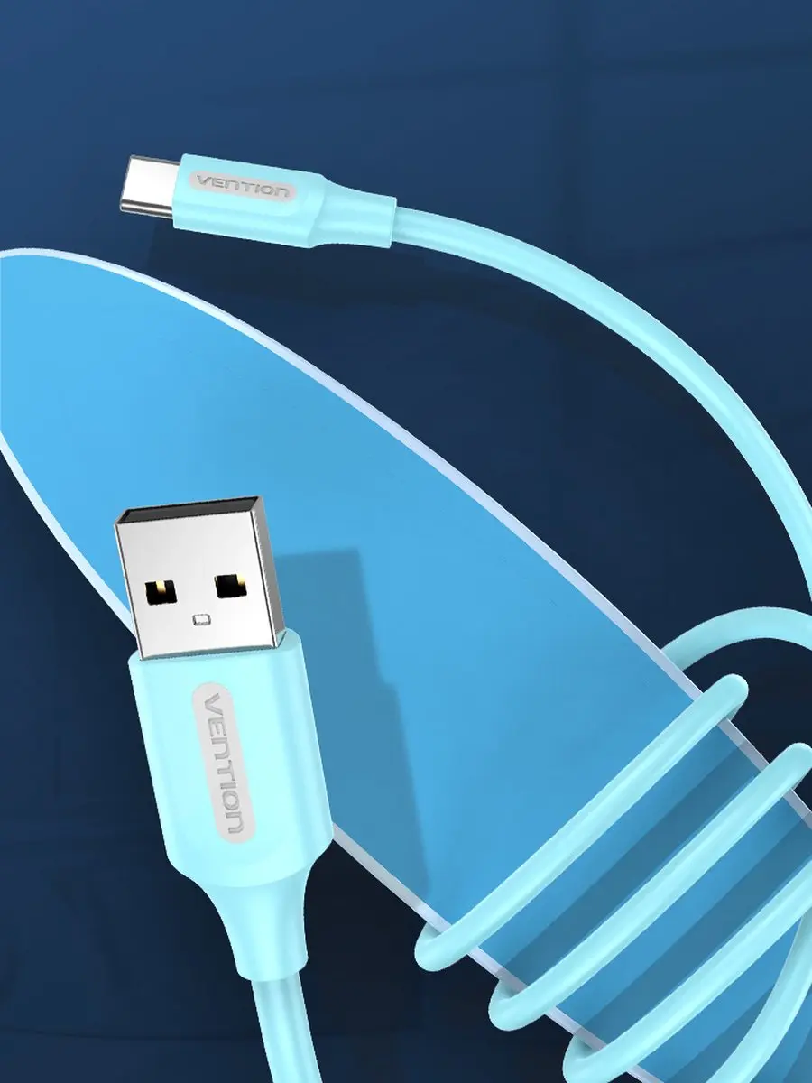 Vention COKSG USB 2.0 Kabel A-C 1,5m - Blauw