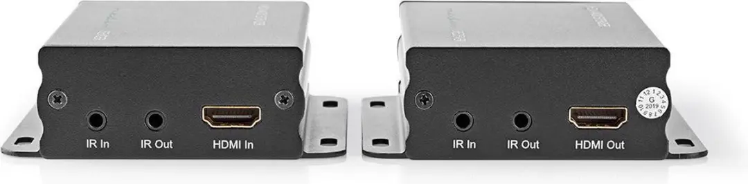 Nedis HDMI-Extender VREP3460AT - Over Cat6 - 4K@30Hz - IR Return - Antraciet - afbeelding 6 van 6