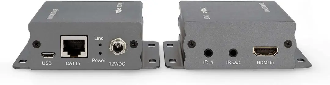 Nedis HDMI-Extender VREP3460AT - Over Cat6 - 4K@30Hz - IR Return - Antraciet