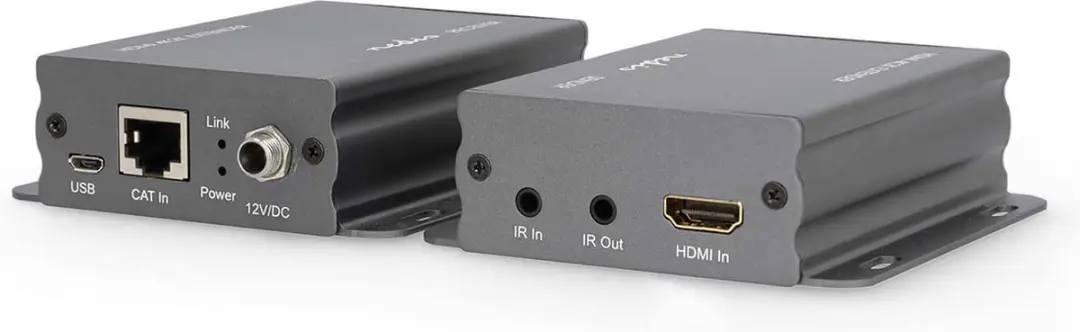 Nedis HDMI-Extender VREP3460AT - Over Cat6 - 4K@30Hz - IR Return - Antraciet