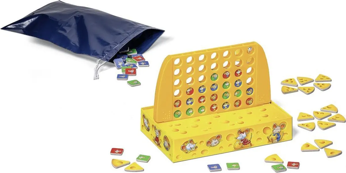 Ravensburger 3 op een rij Pocketspel 233908 - 2-4 Spelers
