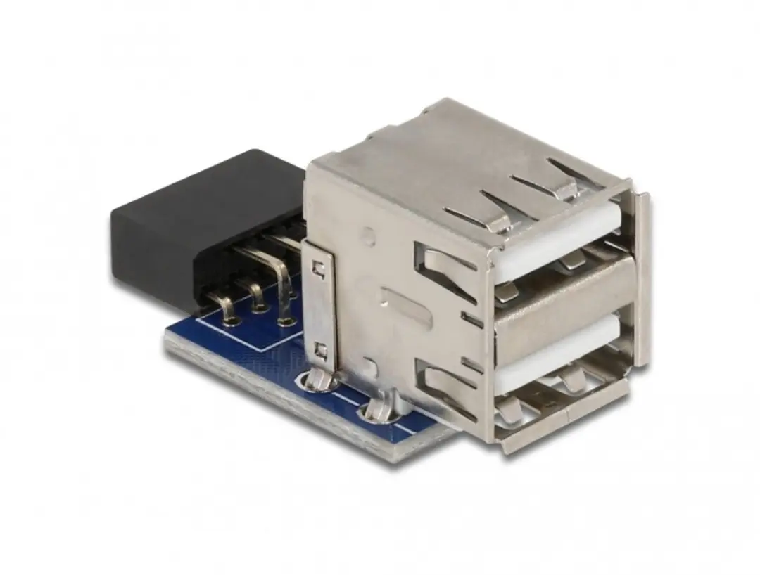 Delock USB Pin Header Buchse 2x USB 2.0