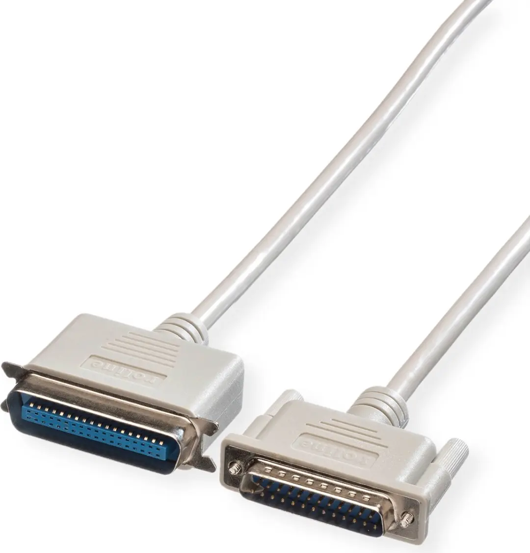 Roline DB25 Male naar Centronics 36 Male Printerkabel - 1,8m