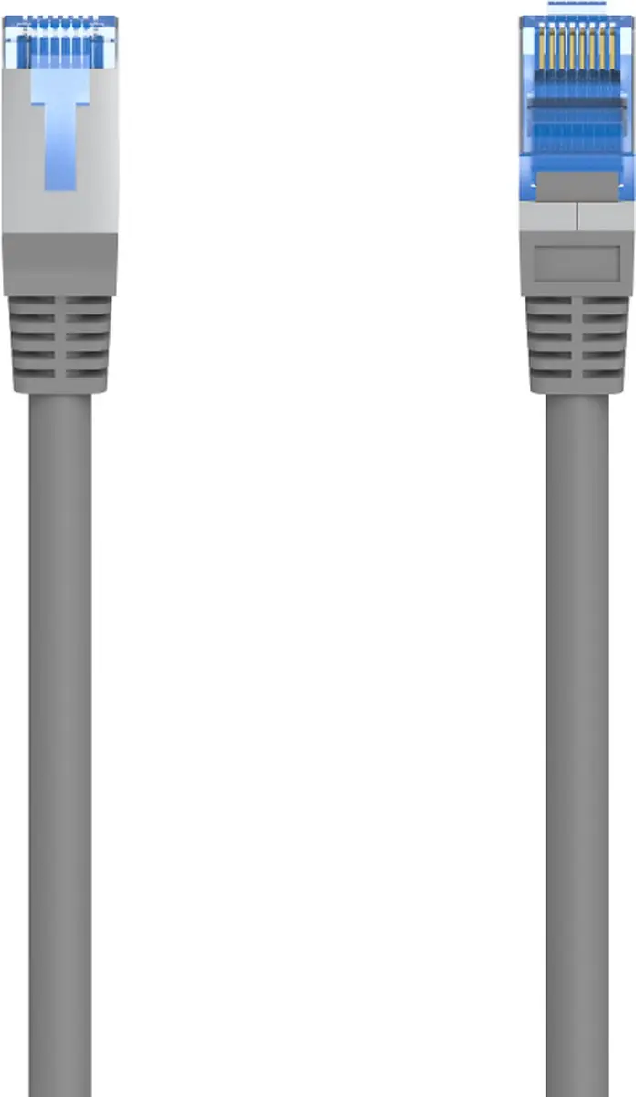 Hama 00300012 Netwerkkabel Cat6 Grijs 1,5m