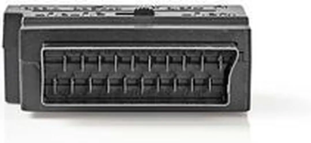 Nedis SCART Adapter CVGP31902BK - S-Video & 3x RCA - Zwart - afbeelding 6 van 6