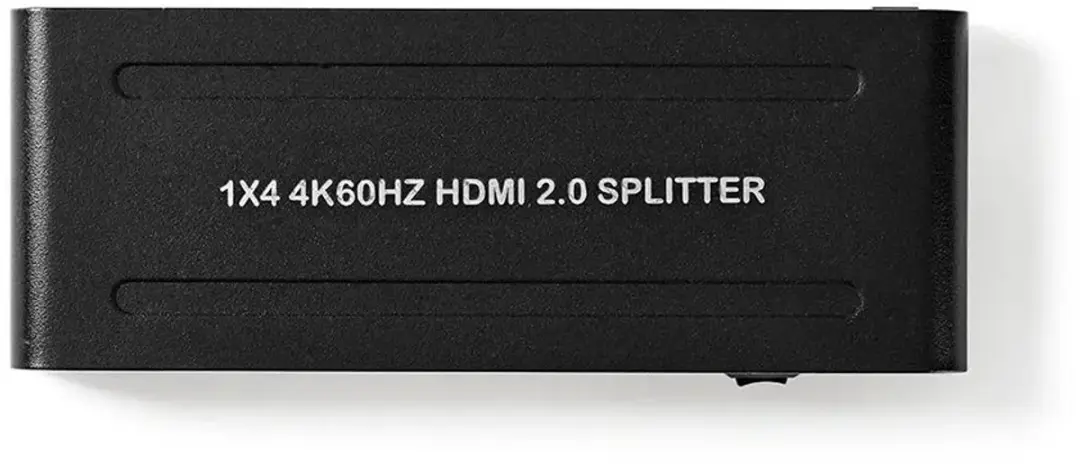 Nedis HDMI-Splitter VSPL3474AT - 4x HDMI Output - 4K@60Hz - Antraciet