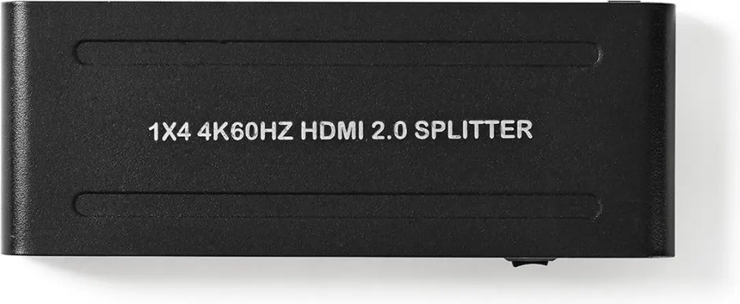 Nedis HDMI-Splitter VSPL3474AT - 4x HDMI Output - 4K@60Hz - Antraciet