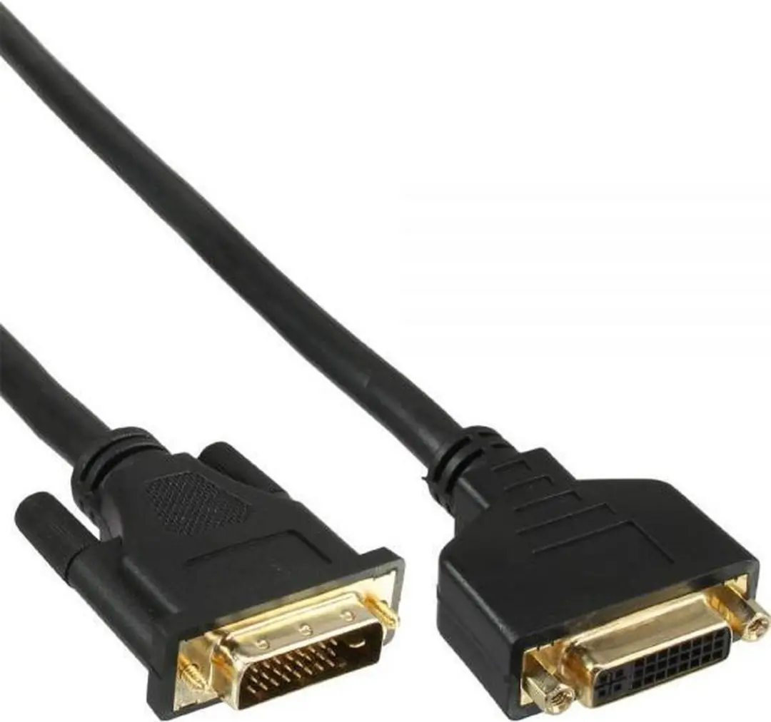 InLine DVI-D Dual Link Verlengkabel 2m - Zwart