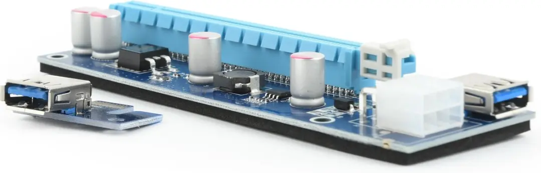 Gembird PCI-Express Riser Card RC-PCIEX-03 - Blauw