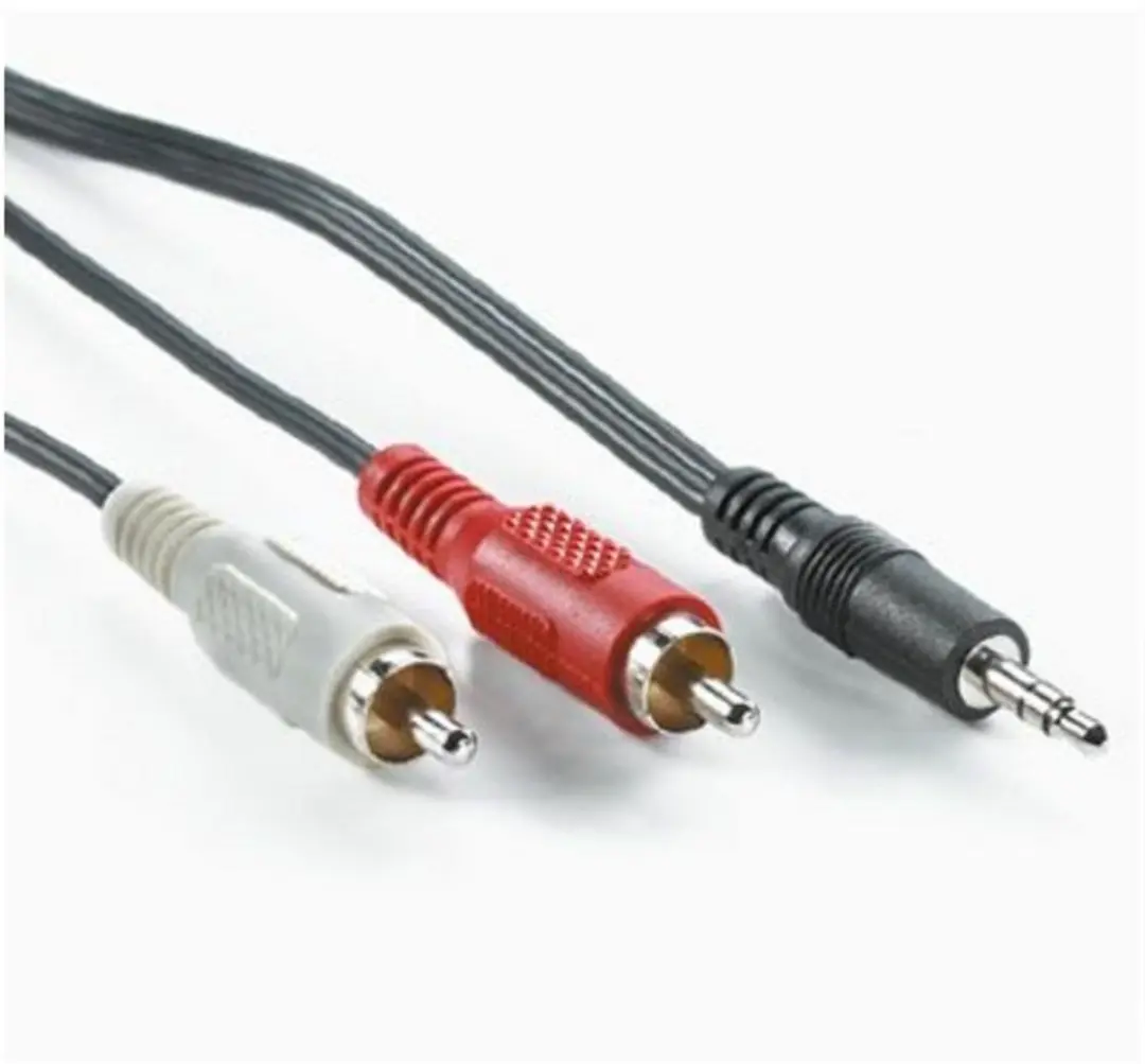 Roline 3,5mm naar Tulp Kabel 5m - Zwart