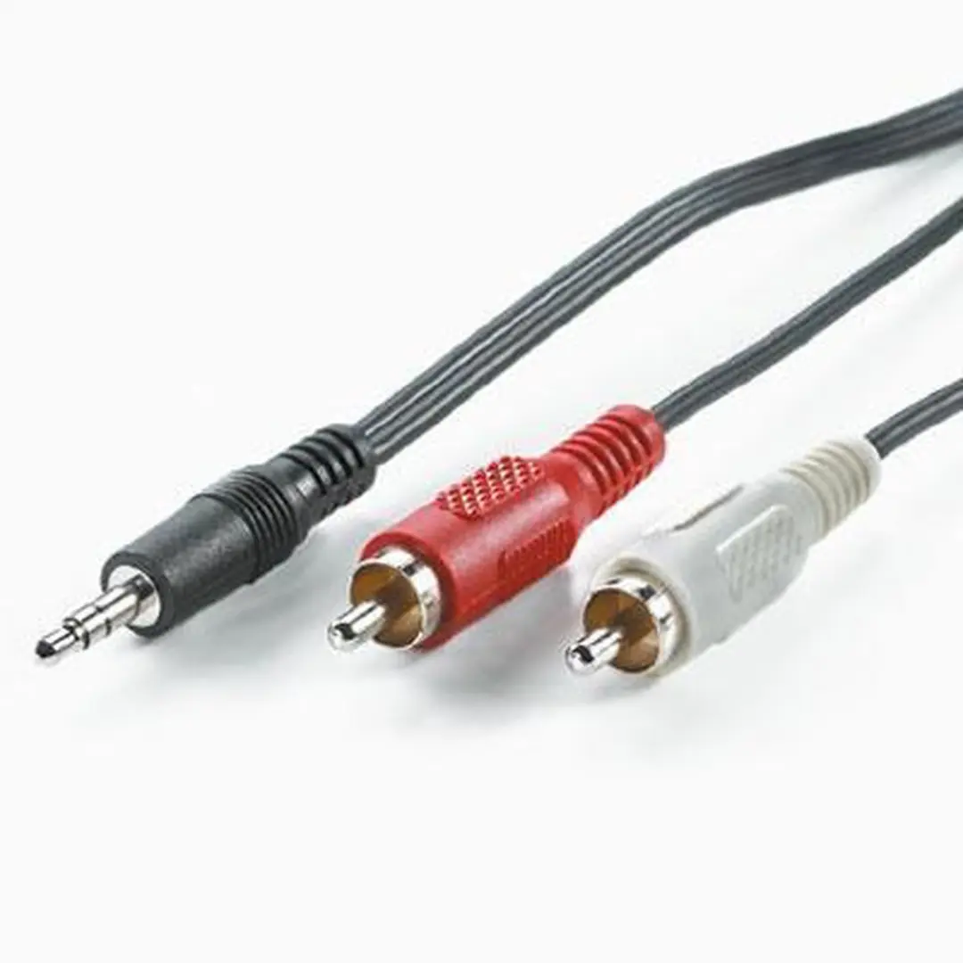 Roline 3,5mm naar Tulp Kabel 5m - Zwart