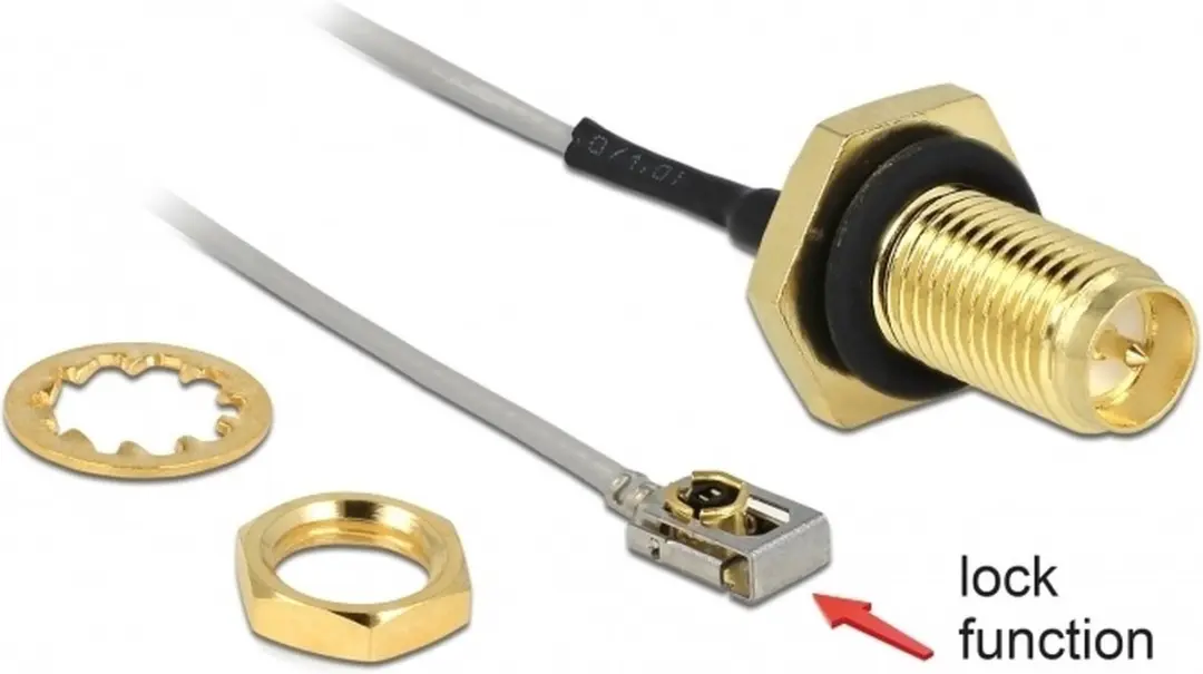 Delock MHF I LK RP-SMA Kabel