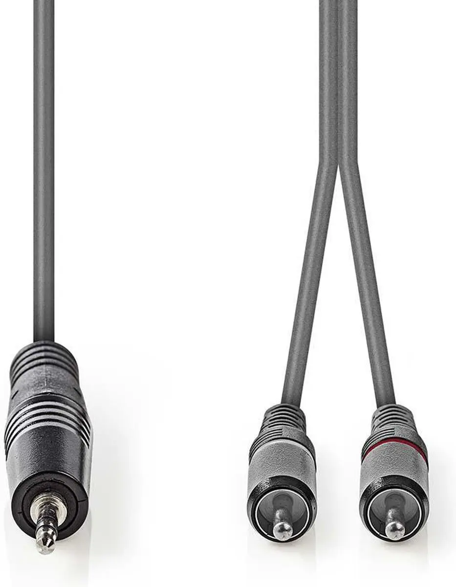 Nedis Stereo-Audiokabel 3,5mm Male naar 2x RCA Male