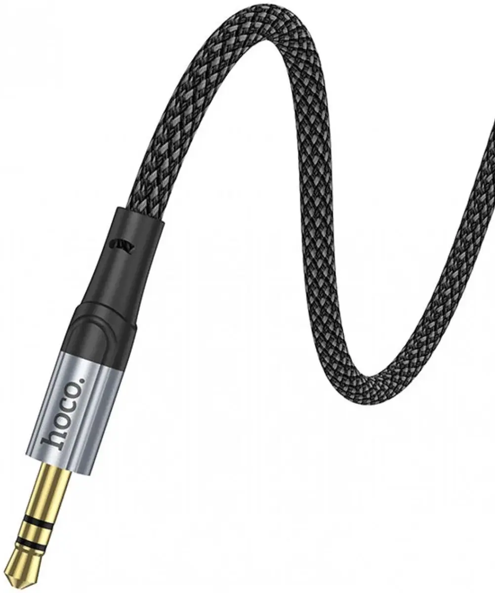 Hoco UPA26 Lightning naar 3.5mm Jack Audiokabel - 1M - Zwart - afbeelding 6 van 6