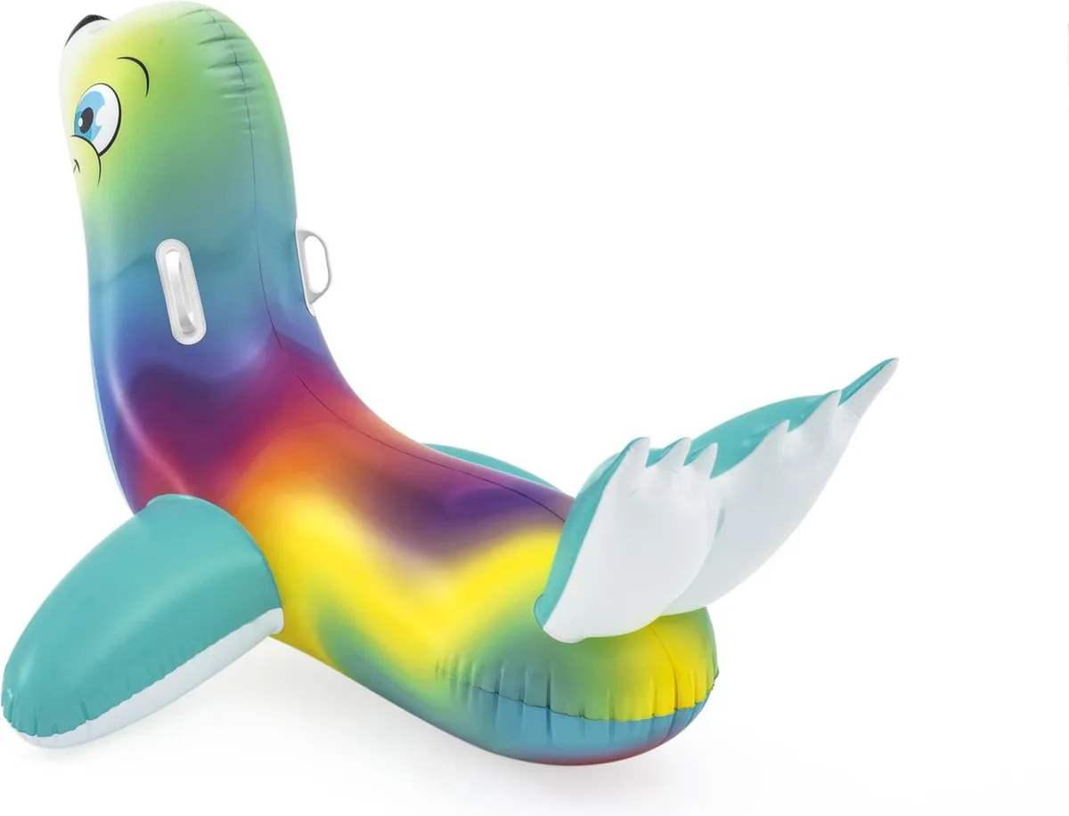 Bestway Rider Flash N' Splash Zeehond Ride-On - Meerkleurig - afbeelding 2 van 6