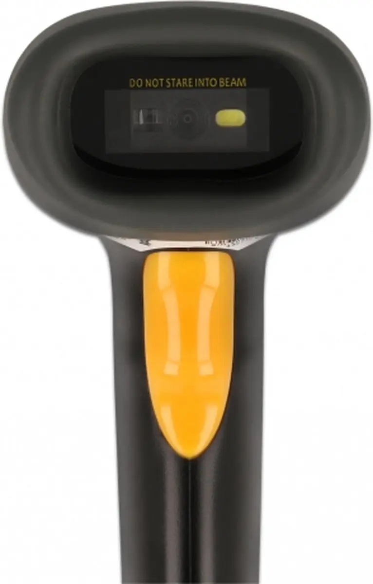 Delock 90550 Barcode Scanner 2.4GHz - 1D/2D - Zwart/Oranje