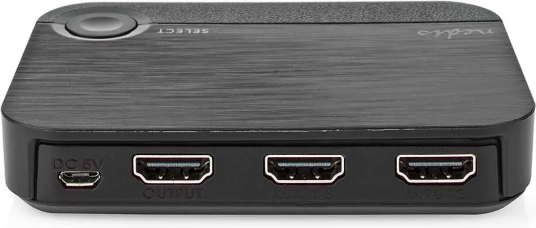 Nedis HDMI-Converter VCON6420AT - 1x USB-C / 2x HDMI Input - 4K@60Hz - Antraciet