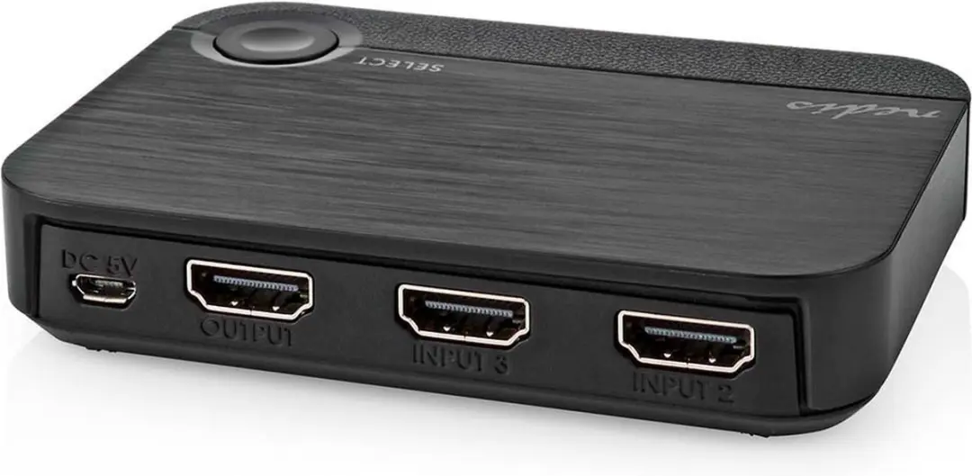 Nedis HDMI-Converter VCON6420AT - 1x USB-C / 2x HDMI Input - 4K@60Hz - Antraciet