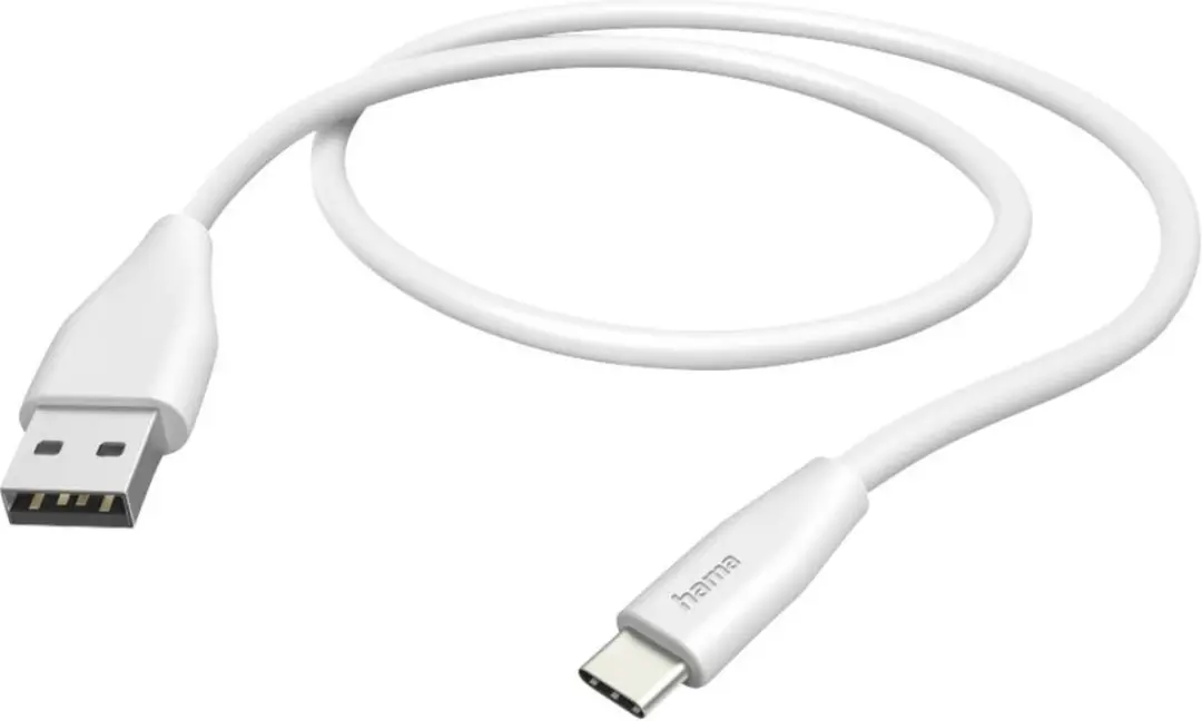 Hama USB-A naar USB-C Kabel 1,5m - Wit