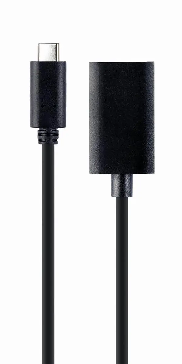 Gembird USB-C naar DisplayPort Adapterkabel 4K 15cm - Zwart