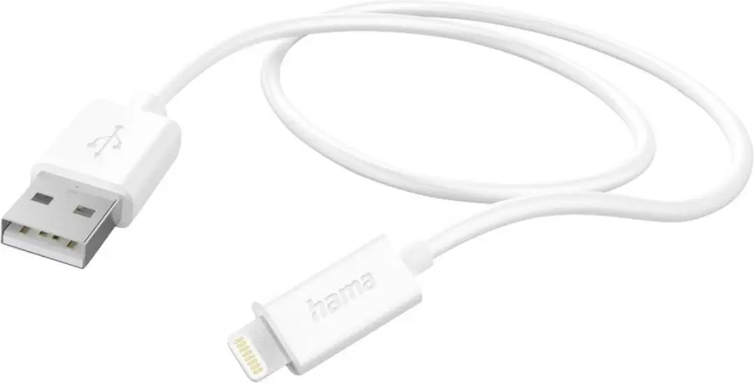 Hama USB-A naar Lightning Kabel 1m - Wit