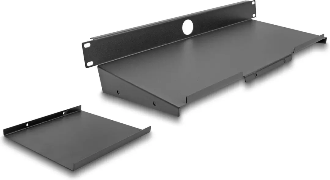 Delock 19" Shelf voor Toetsenbord en Muis 1U - Grijs