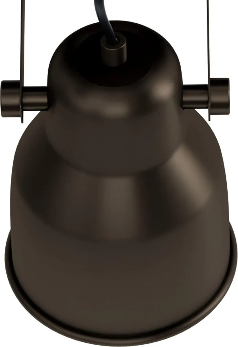 Eglo Mitchley Spot E27 - 3 Lichtpunten Ø50cm - Zwart/Crème