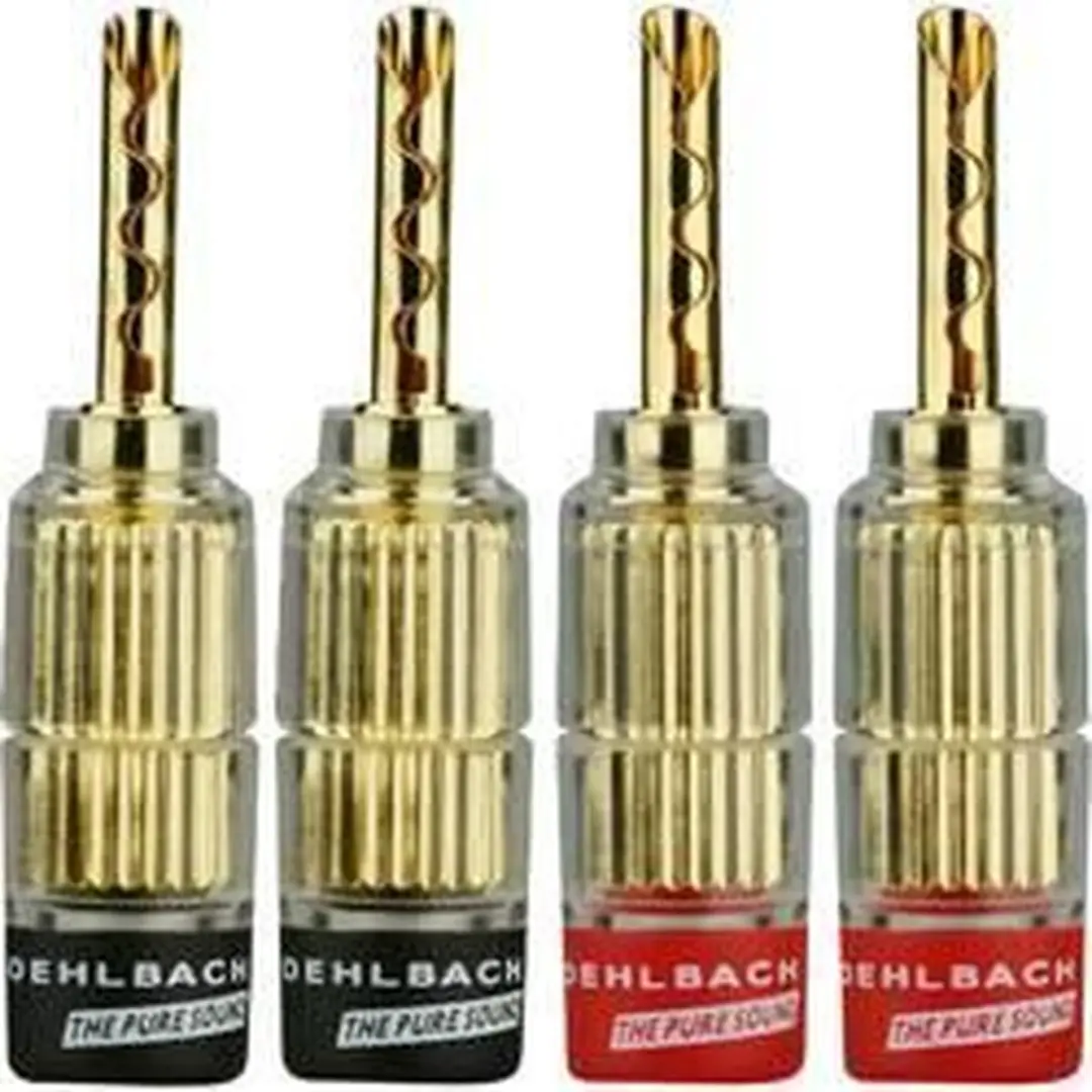 Oehlbach Solution Tube Tubestekker - 4 Stuks - Rood/Zwart