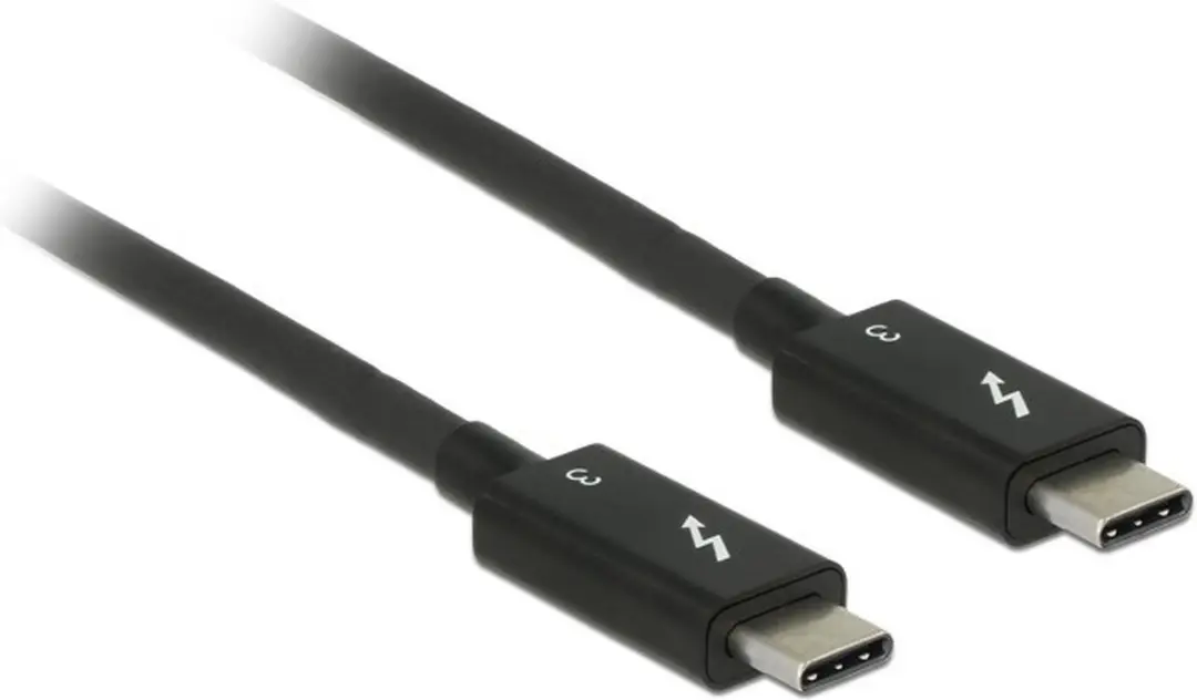 Delock Thunderbolt 3 Kabel 20Gbps - 2m - Zwart
