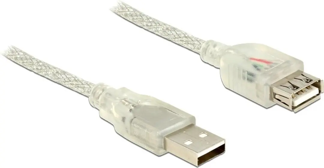 Delock USB 2.0 A Male naar A Female Kabel
