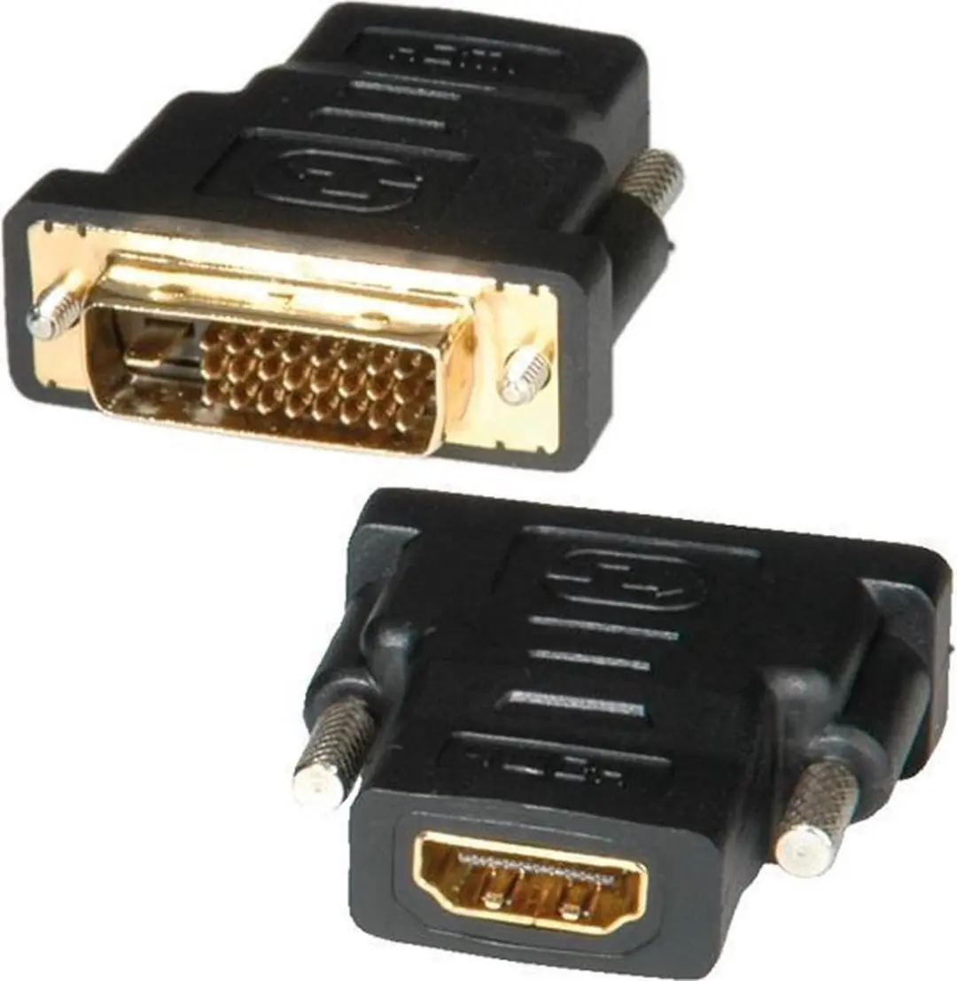 Roline DVI-D Dual Link naar HDMI Adapter - Zwart