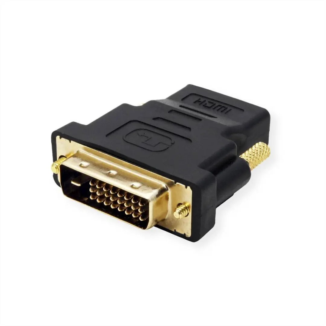 Roline DVI-D Dual Link naar HDMI Adapter - Zwart