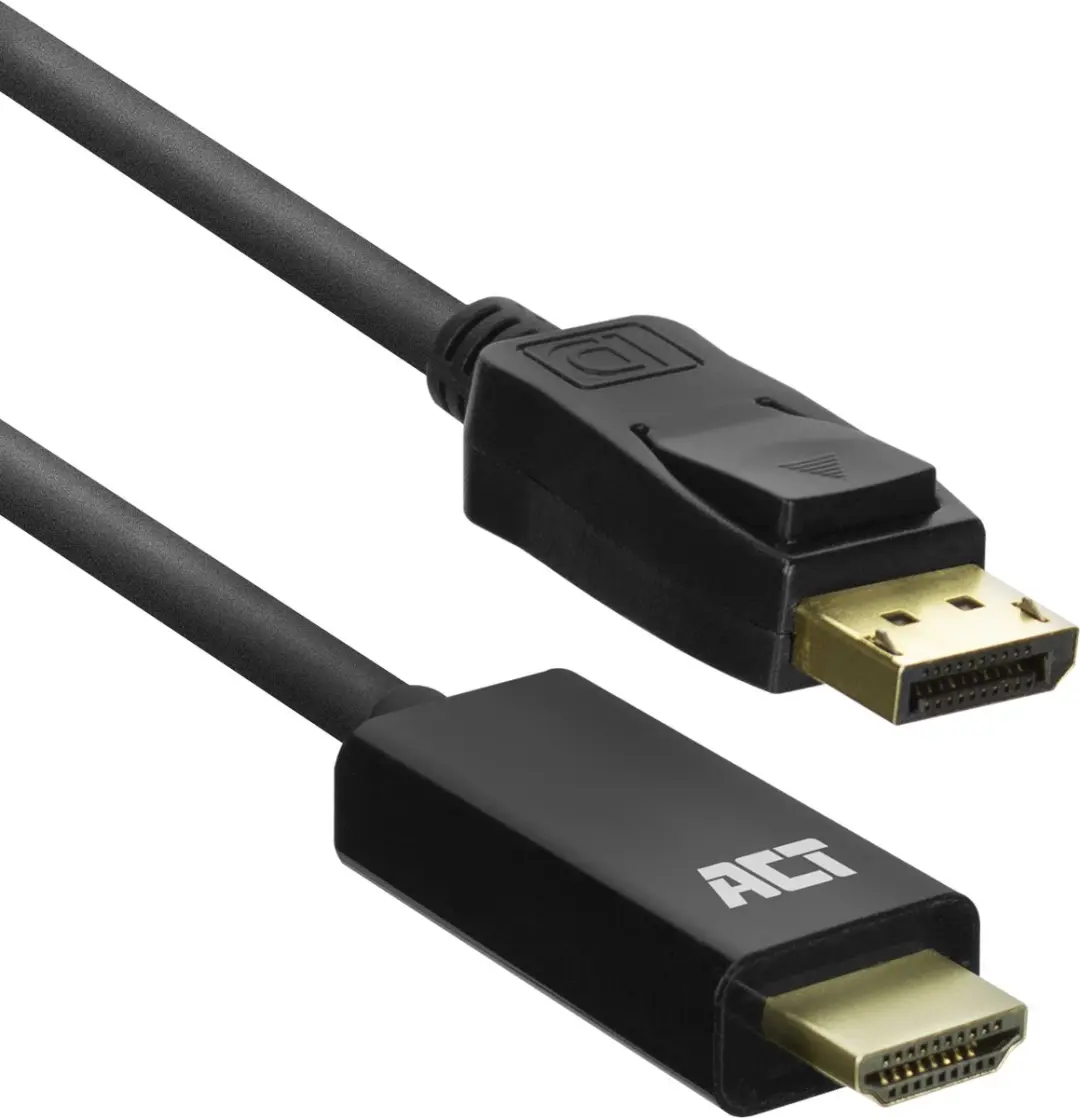 ACT AC7550 DisplayPort naar HDMI Kabel 4K 1,8m