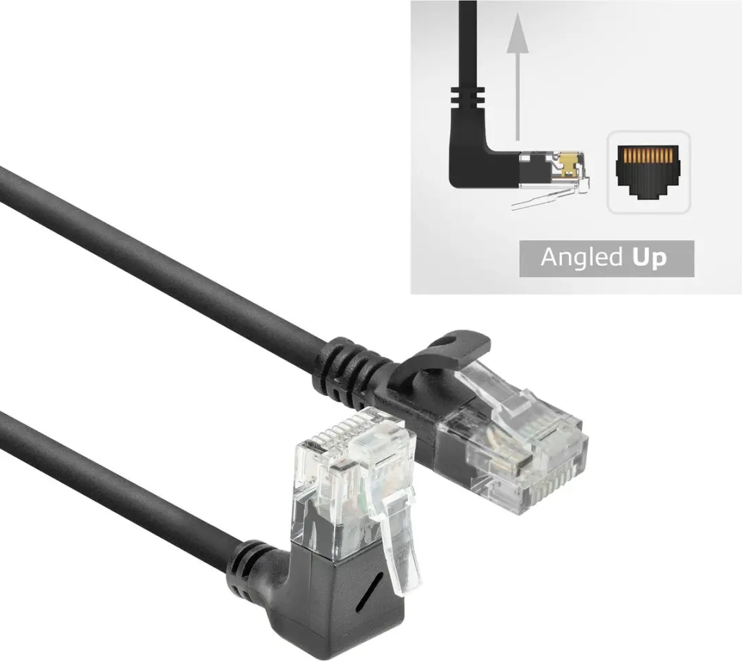 ACT DC4901 U/UTP CAT6A Patchkabel 1m