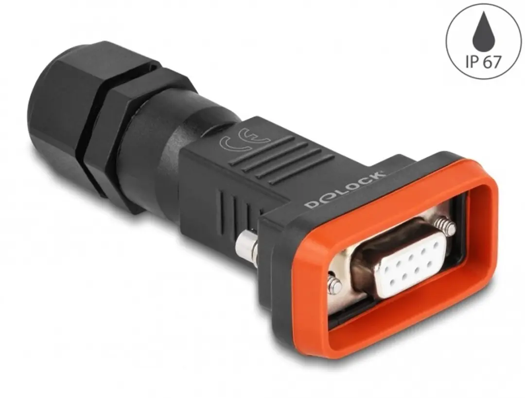 Delock D-Sub 9 Pin Vrouwelijk IP67