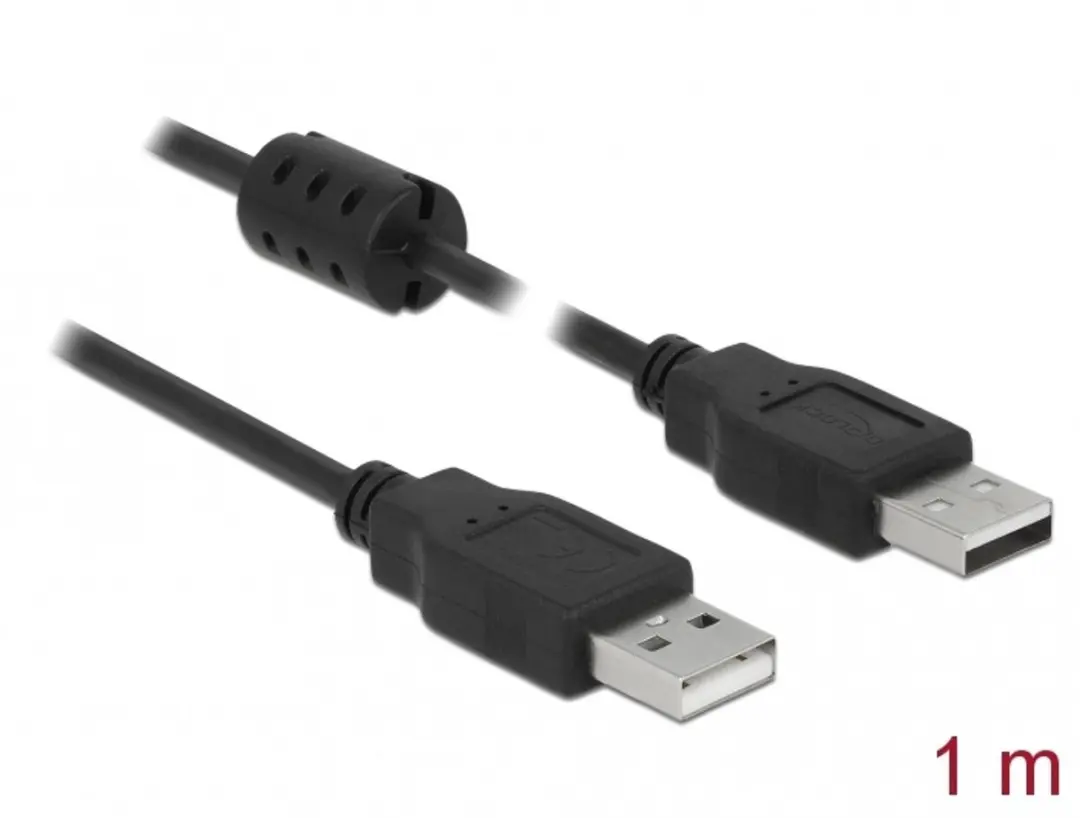 Delock USB 2.0 Kabel A naar A 1.0m