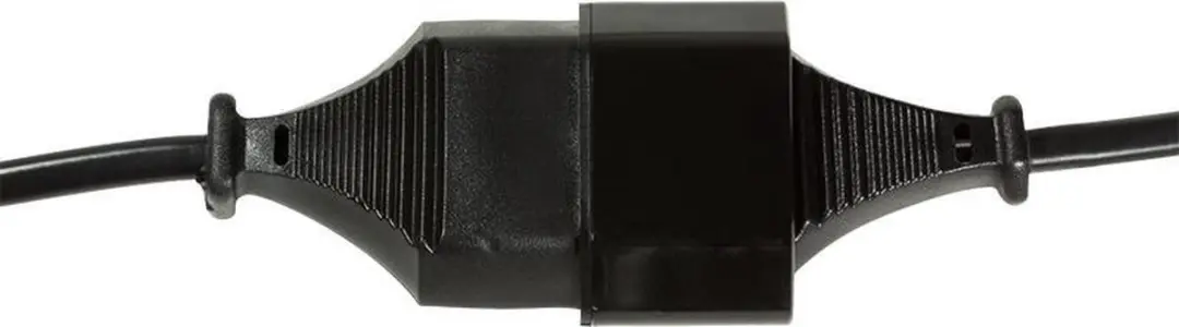 Logilink CP122 Stroomkabelverlenging Euro Cee 7/16 - 1M - Zwart