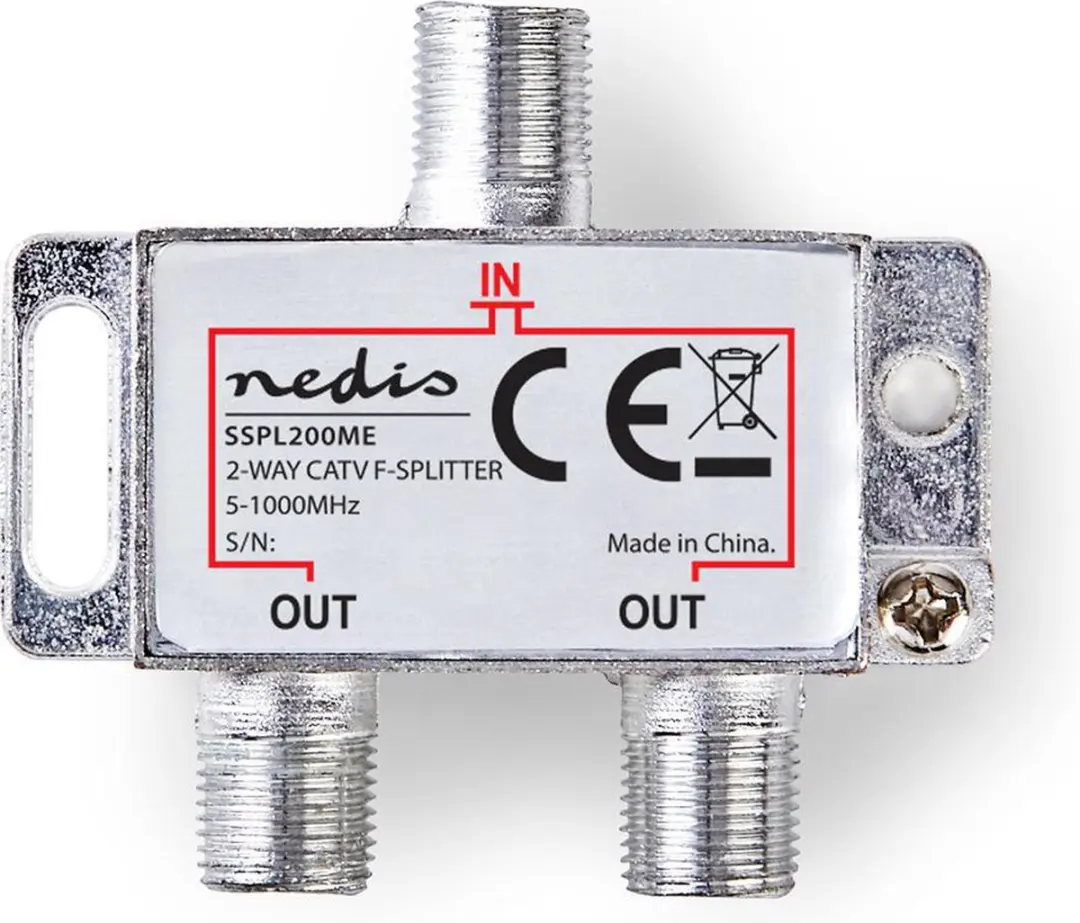 Nedis CATV-Splitter SSPL200ME