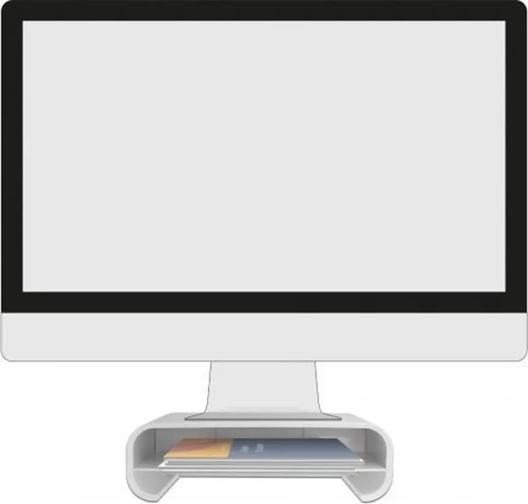 Delock Monitorstandaard met lade L - Wit