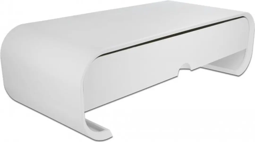 Delock Monitorstandaard met lade L - Wit