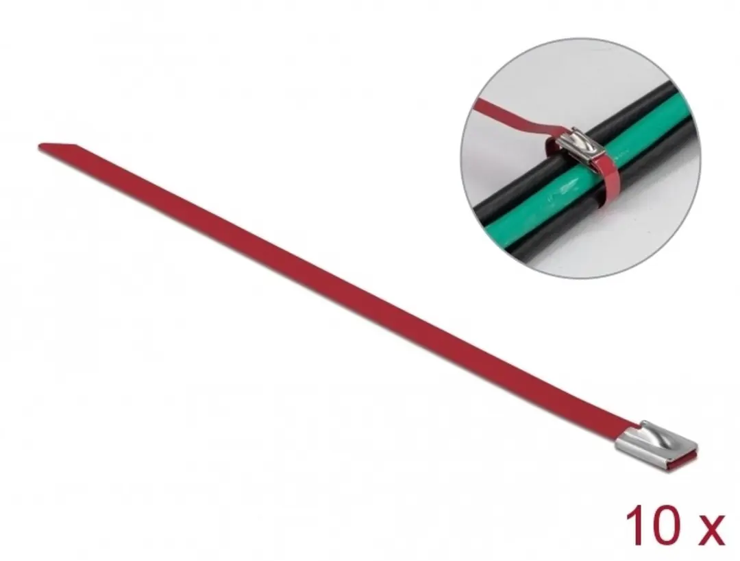 Delock Roestvrijstalen Kabelbinders 200x7,9mm