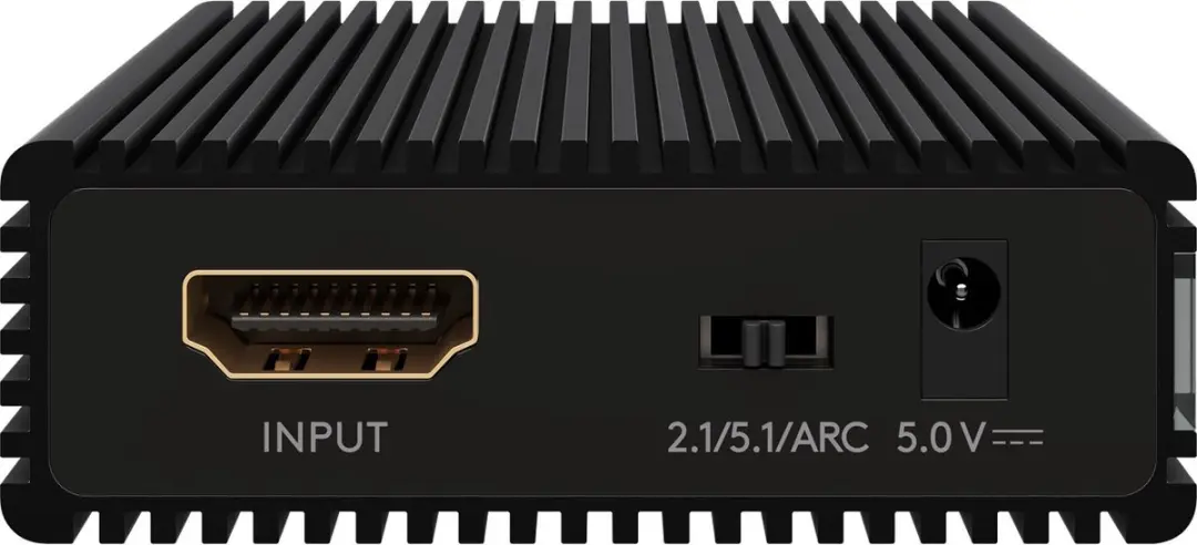 Goobay HDMI Audio Extractor 58477 - 4K 60Hz - Zwart