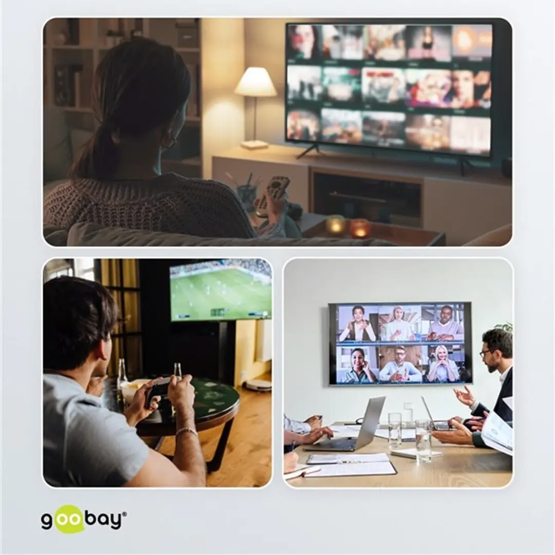Goobay HDMI Audio Extractor 58477 - 4K 60Hz - Zwart