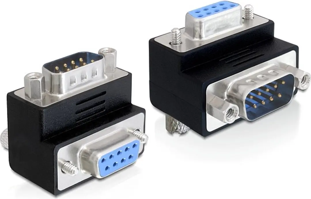 Delock Sub-D 9 Pin Adapter 90°