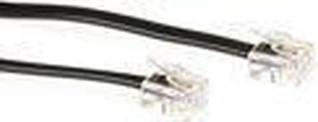 ACT TD5502 Telefoonkabel RJ11 - 2m Zwart
