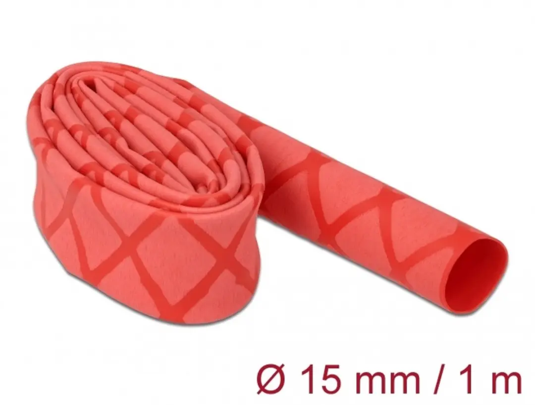 Delock Heat Shrinkbuis X-Pattern 1m x 15mm
