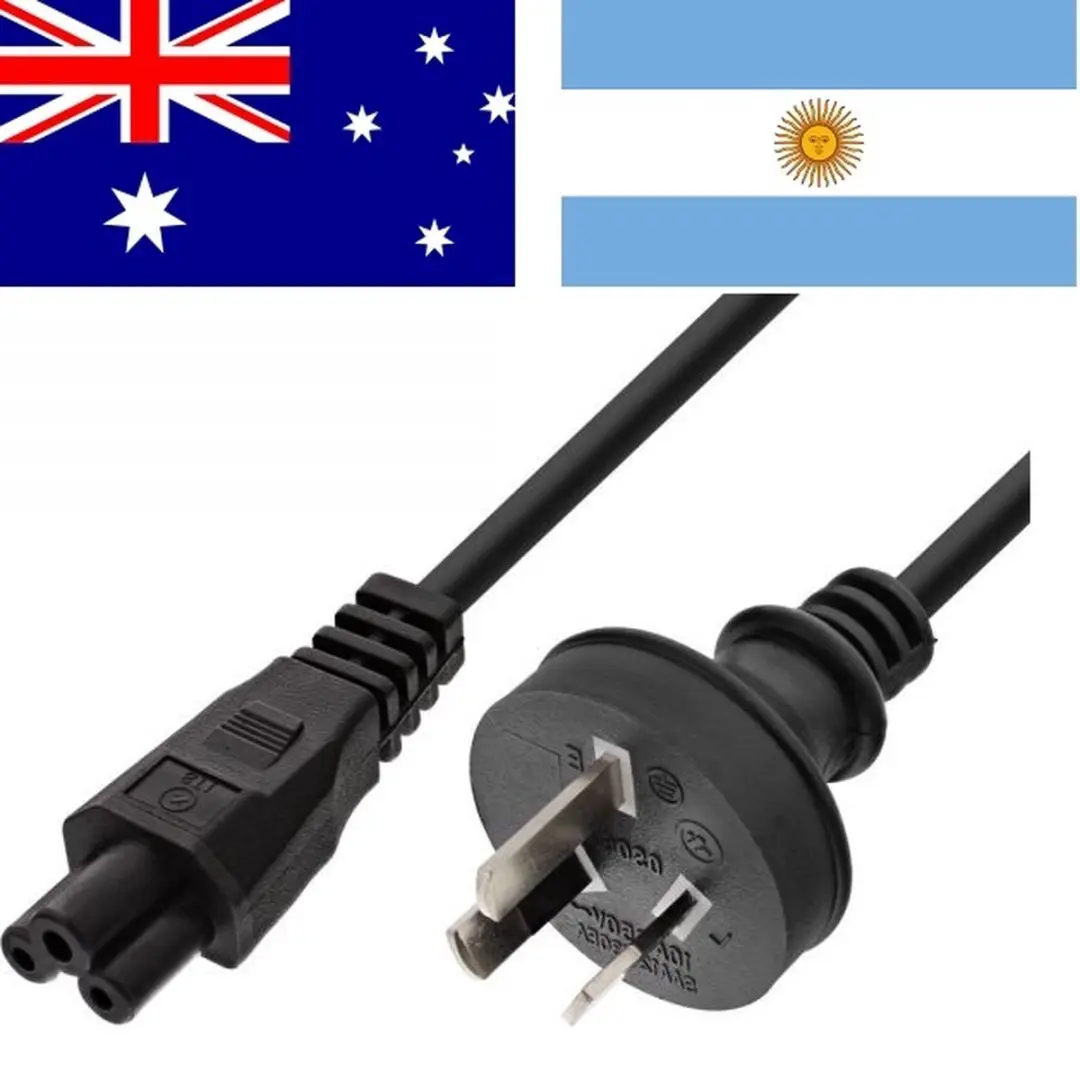 InLine Australië Stroomkabel C5 - 1,8m - Zwart