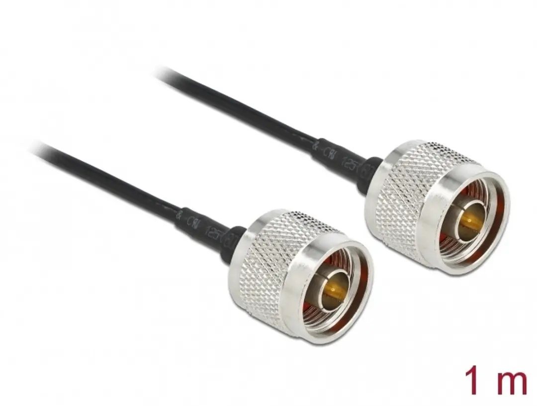 Delock Antennekabel N-plug naar N-plug 1m