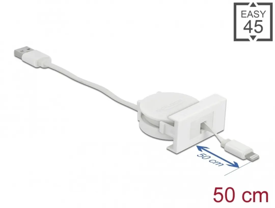 Delock Easy 45 USB 2.0 Retractable Kabel