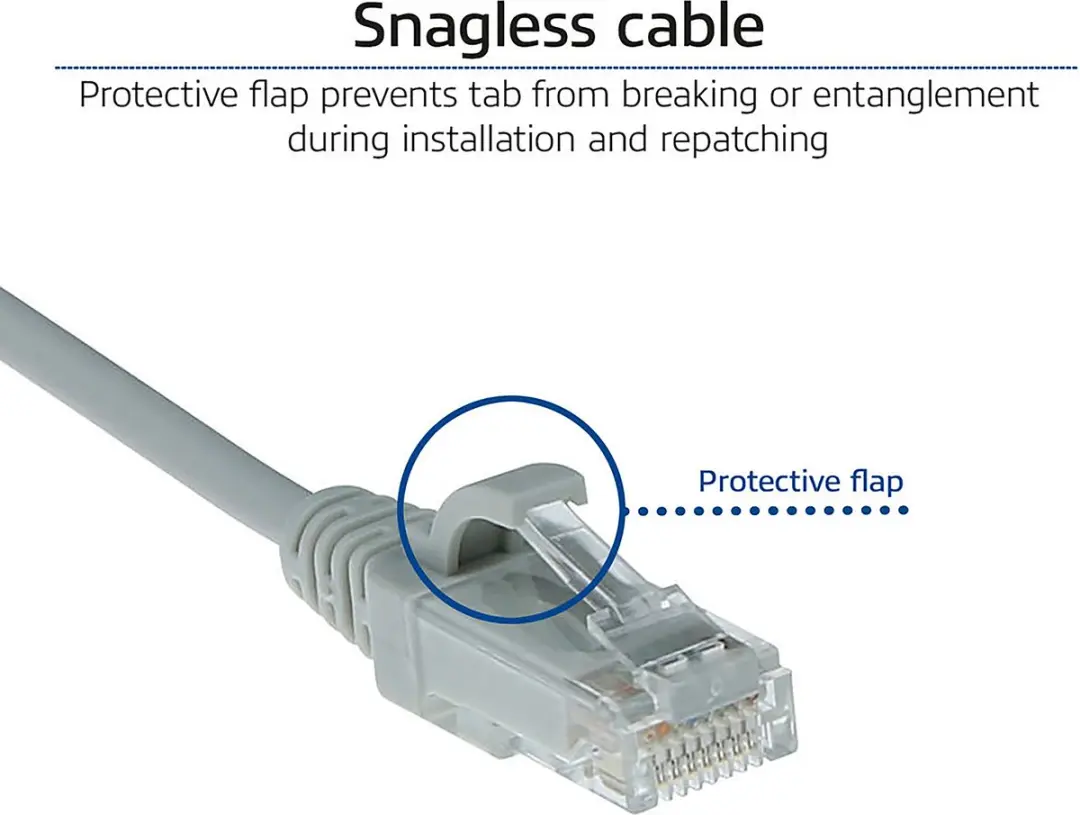 ACT DC9030 Patchkabel CAT6 U/UTP 0,15m - Grijs